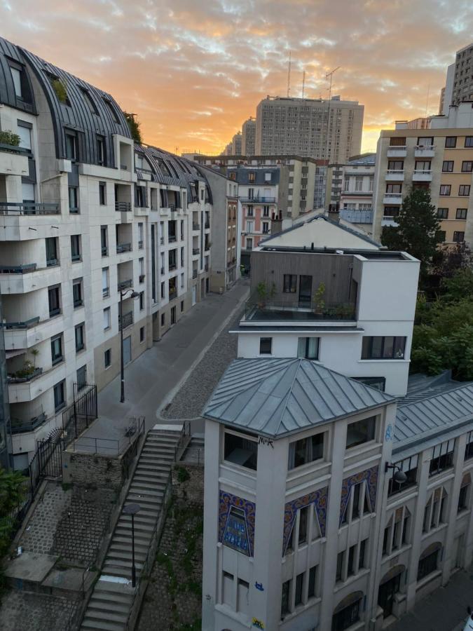 Appartement Buttes Chaumont Párizs Kültér fotó