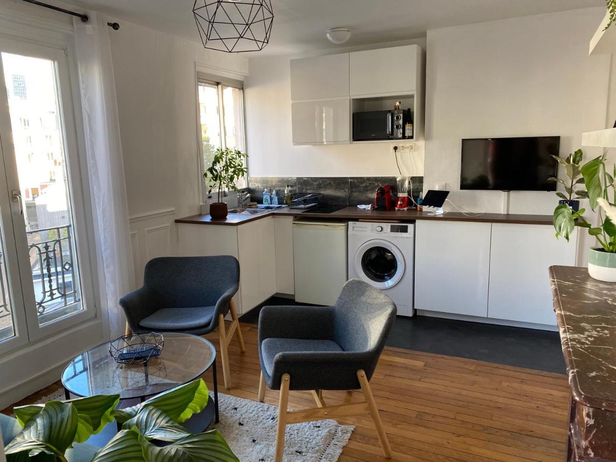 Appartement Buttes Chaumont Párizs Kültér fotó